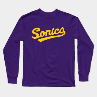 Seattle Sonic Best Logo Long Sleeve T-Shirt